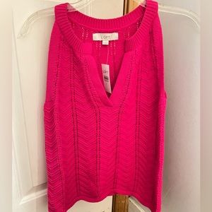 Womens Loft Sweater Vest.